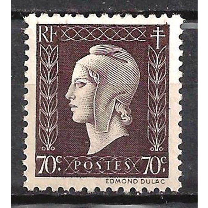 France 1945 - Yvert n° 687 neuf ** luxe MNH