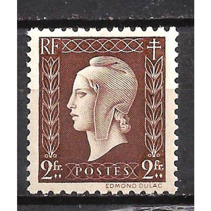 France 1945 - Yvert n° 692 neuf ** luxe MNH