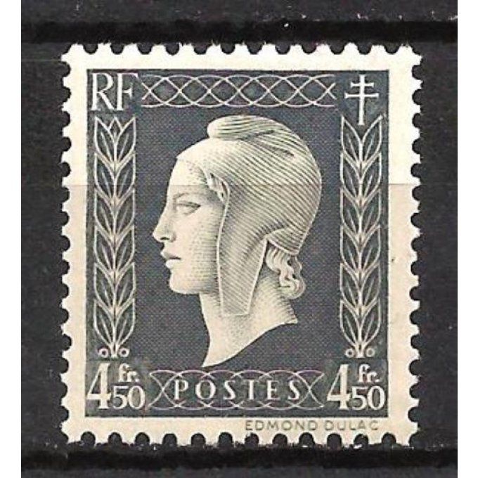 France 1945 - Yvert n° 696 neuf ** luxe MNH