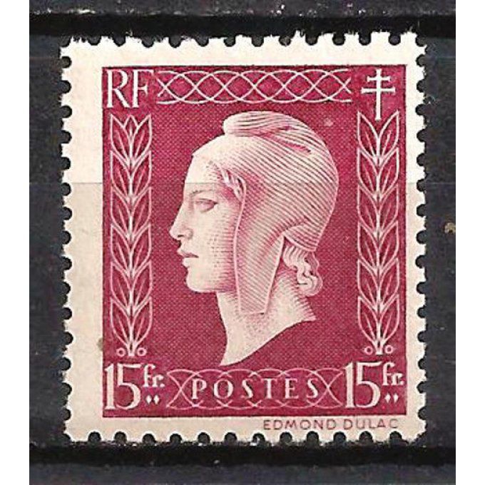 France 1945 - Yvert n° 699 neuf ** luxe MNH