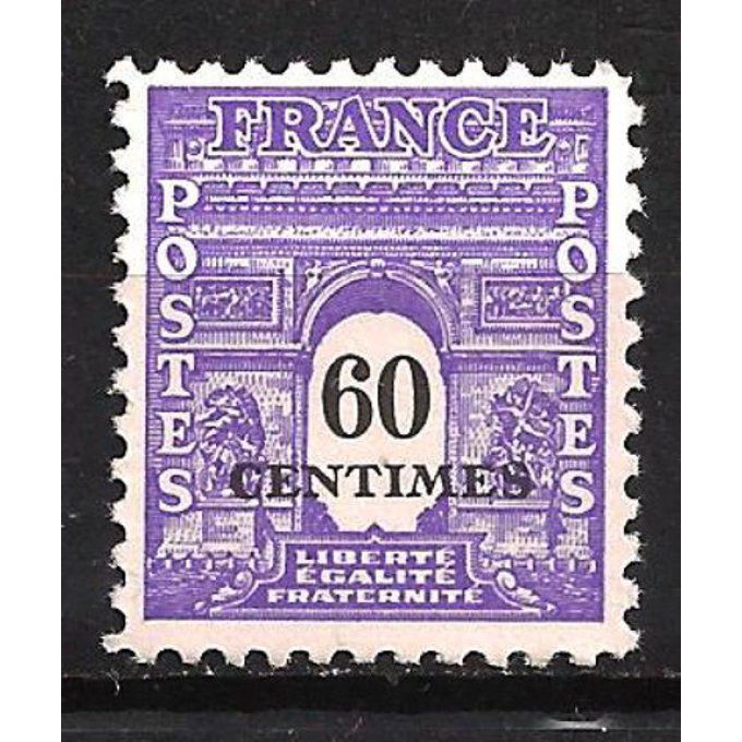 France 1945 - Yvert n° 705 neuf ** luxe MNH