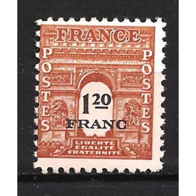 France 1945 - Yvert n° 707 neuf ** luxe MNH