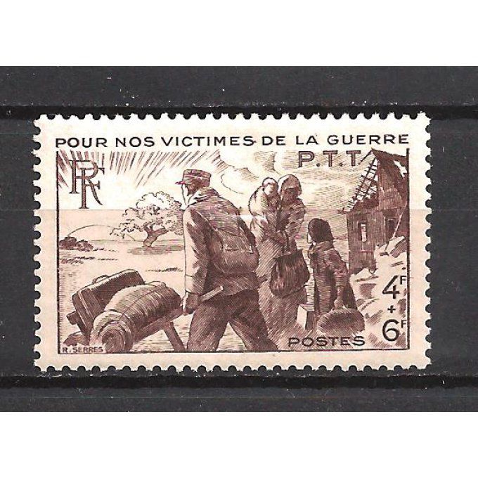 France 1945 - Yvert n° 737 neuf ** luxe MNH