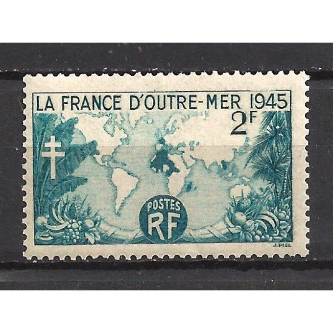 France 1945 - Yvert n° 741 neuf ** luxe MNH