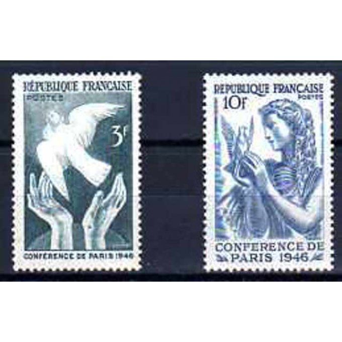 Fance 1946 - Yvert n° 761 et 762 neuf ** luxe MNH