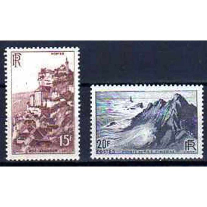 Fance 1946 - Yvert n° 763 et 764 neuf ** luxe MNH