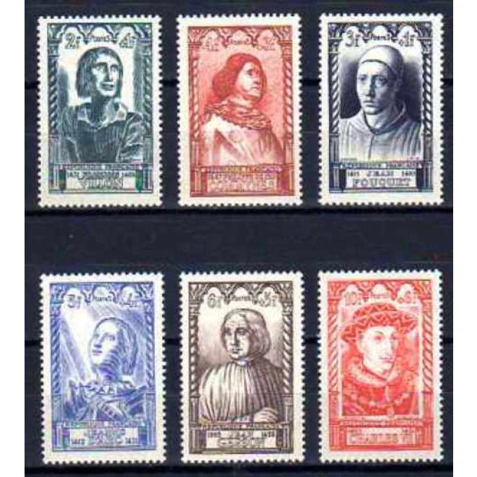 Fance 1946 - Yvert n° 765 à 770 neuf ** luxe MNH