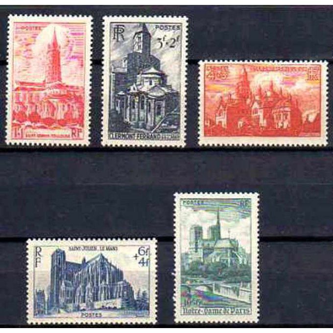 Fance 1947 - Yvert n° 772 à 776 neuf ** luxe MNH