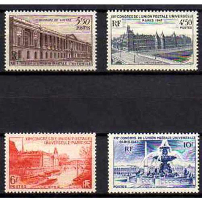Fance 1947 - Yvert n° 780 à 783 neuf ** luxe MNH