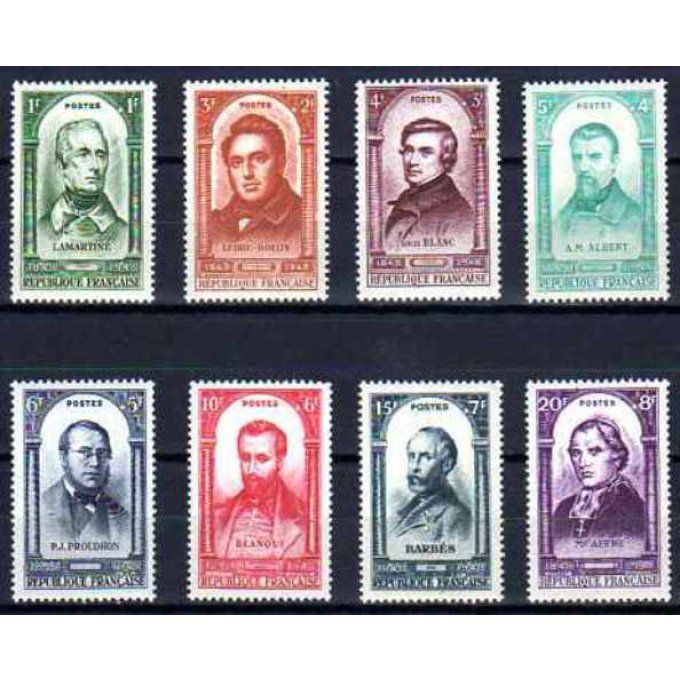 Fance 1948 - Yvert n° 795 à 802 neuf ** luxe MNH