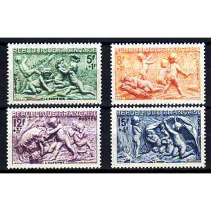 Fance 1949 - Yvert n° 859 à 862 neuf ** luxe MNH