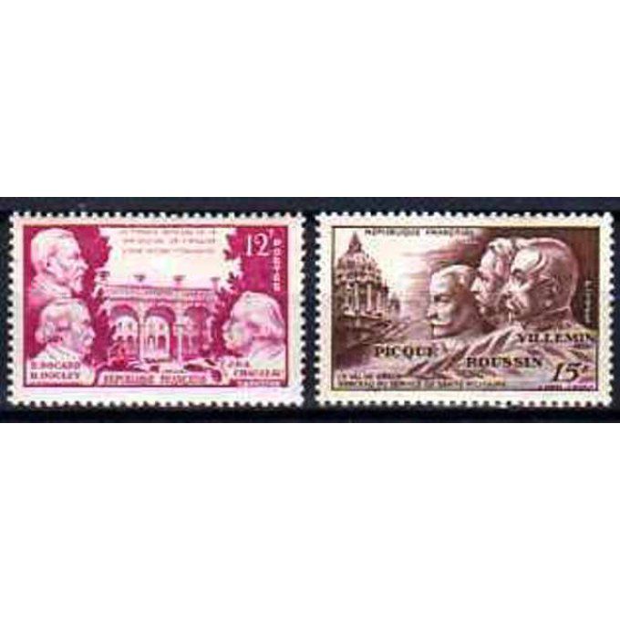 Fance 1951 - Yvert n° 897 et 898 neuf ** luxe MNH