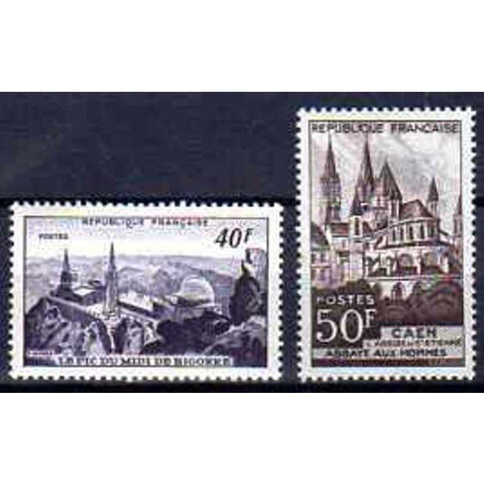 Fance 1951 - Yvert n° 916 et 917 neuf ** luxe MNH