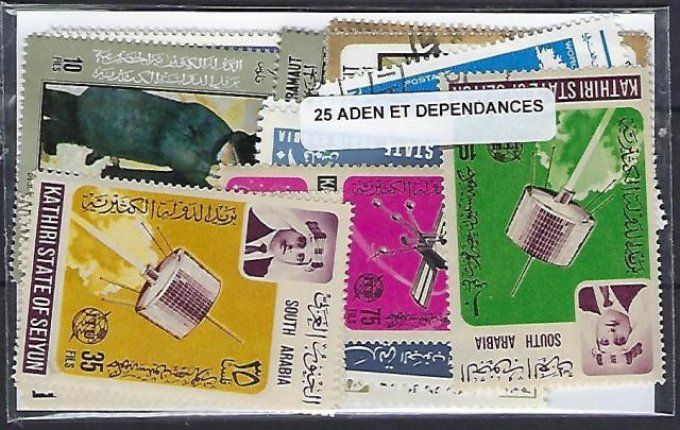 Collections de timbres d'Aden et Dépendances