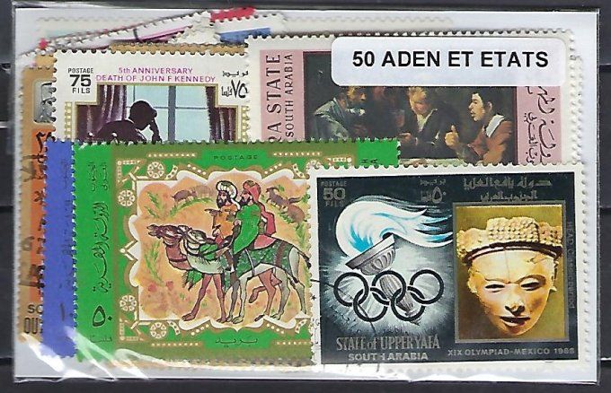 Collections de timbres d'Aden et Dépendances