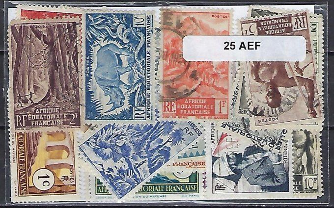 Collections de timbres d'Afrique Equatoriale Française - AEF