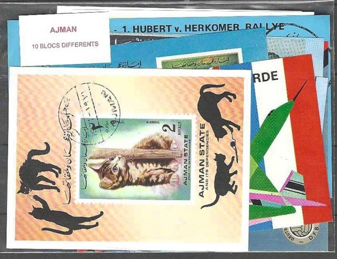 Collections de blocs d'Ajman