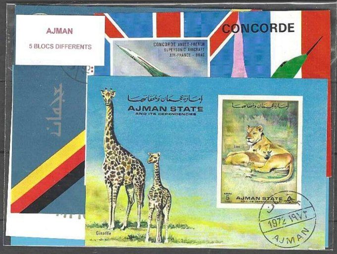Collections de blocs d'Ajman
