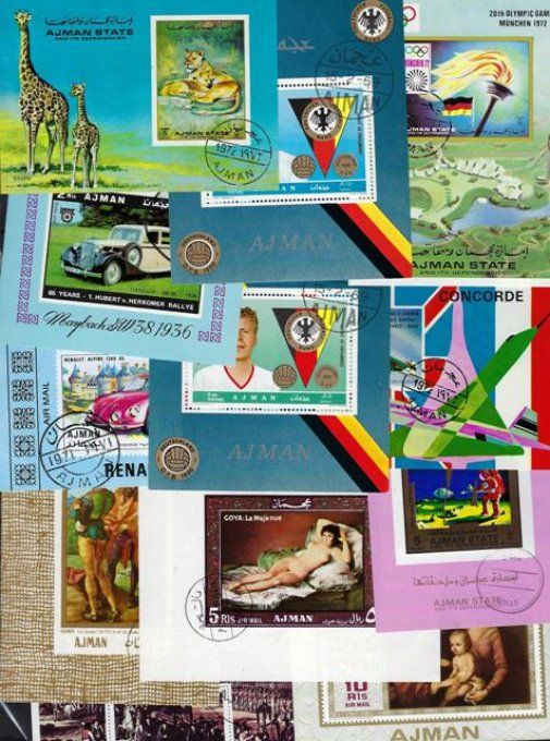 Collections de blocs d'Ajman