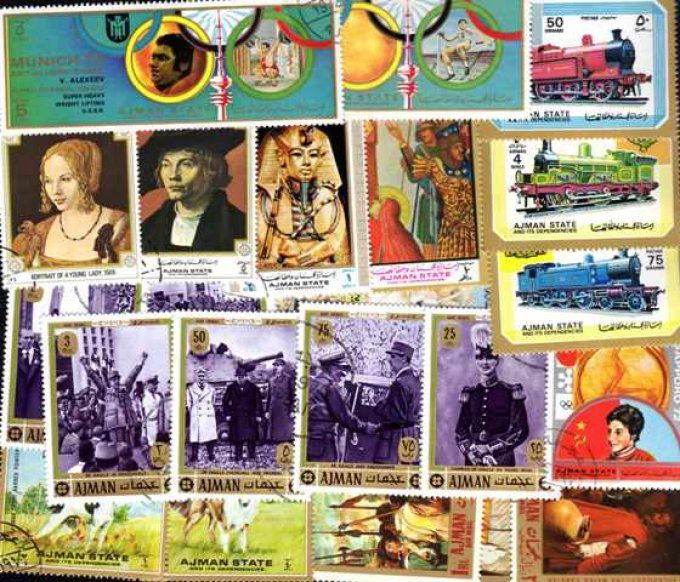Collections de timbres d'Ajman