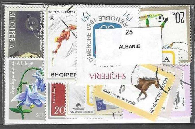 Collections de timbres d'Albanie