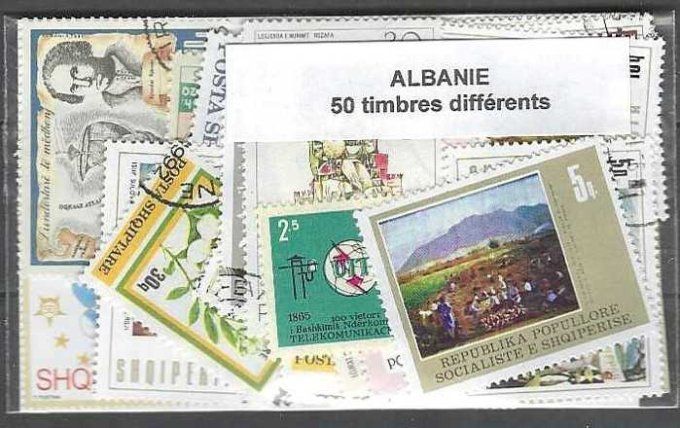 Collections de timbres d'Albanie