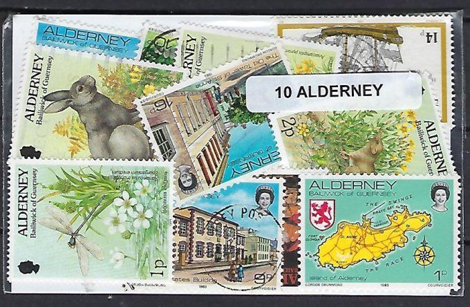 Collections de timbres d'Alderney Aurigny