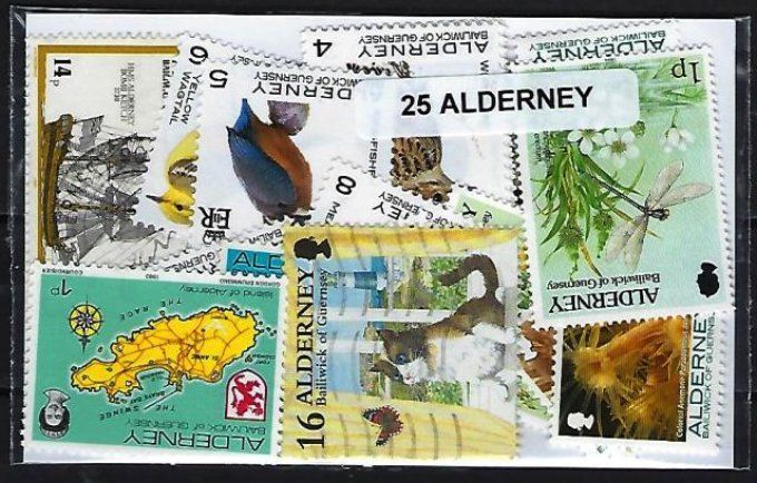 Collections de timbres d'Alderney Aurigny