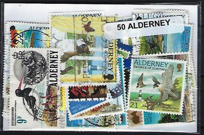Collections de timbres d'Alderney Aurigny