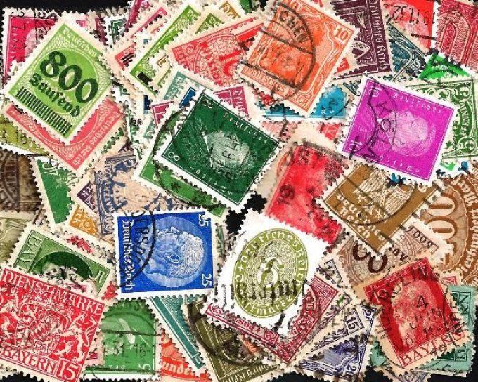 Collections de timbres d'Allemagne période de 1872 à 1932