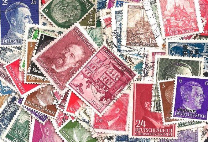 Collections de timbres d'Allemagne période de 1933 à 1945