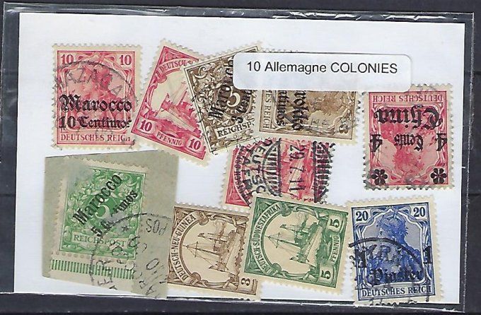 Collections de timbres d'Allemagne colonies