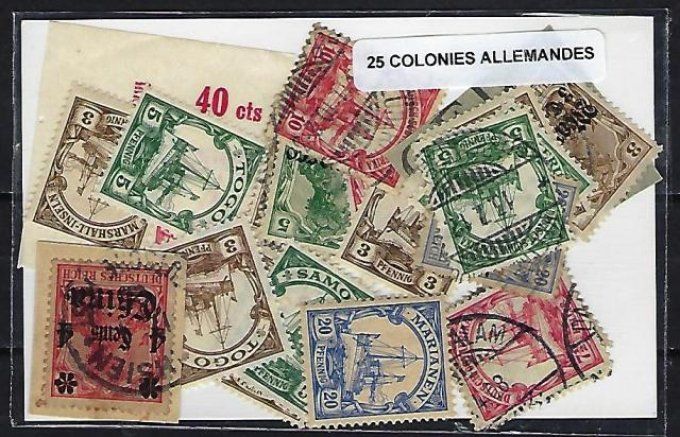 Collections de timbres d'Allemagne colonies