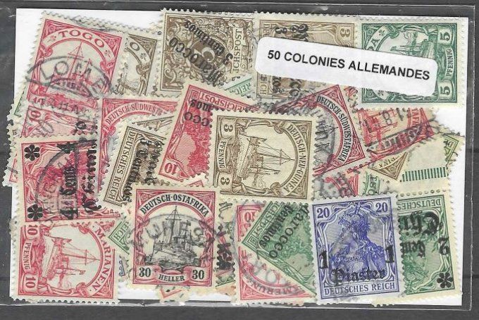 Collections de timbres d'Allemagne colonies