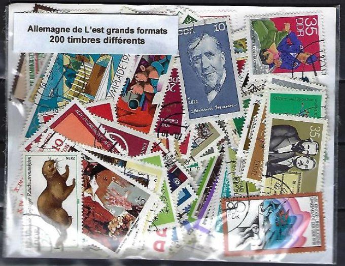 Collections de timbres d'Allemagne de l'est grands formats