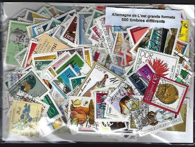 Collections de timbres d'Allemagne de l'est grands formats