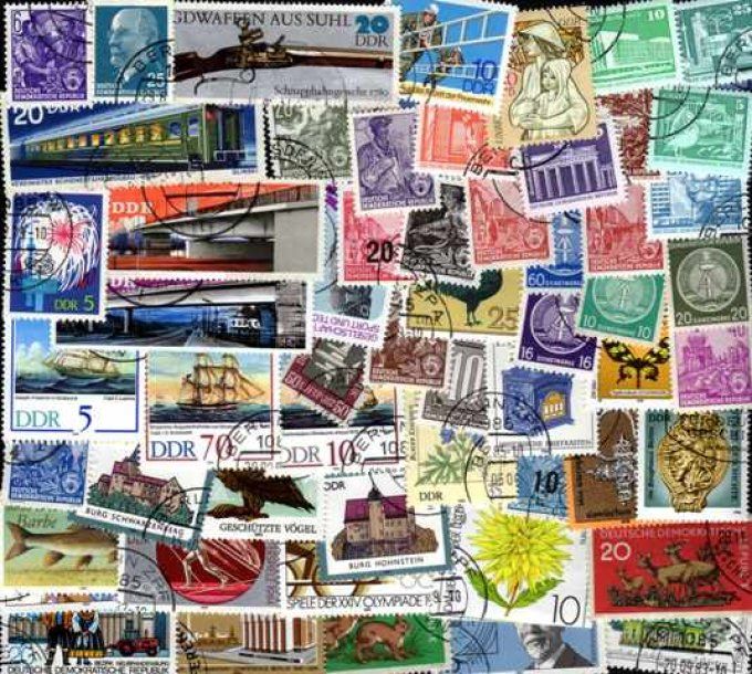 Collections de timbres d'Allemagne de l'est grands formats