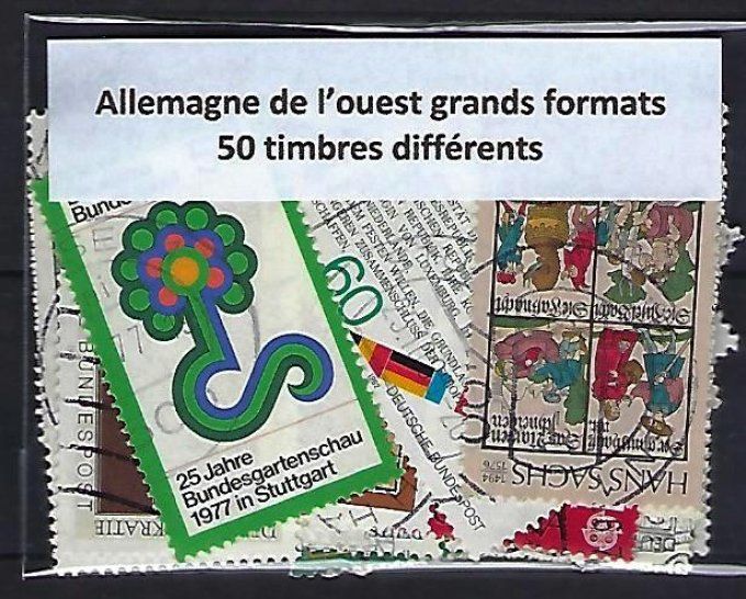 Collections de timbres d'Allemagne de l'ouest Commémoratifs Grands Formats