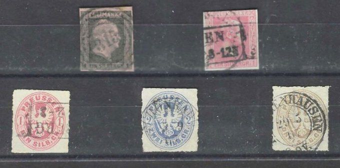 Collections de timbres d'Allemagne Prusse - Lot 1 