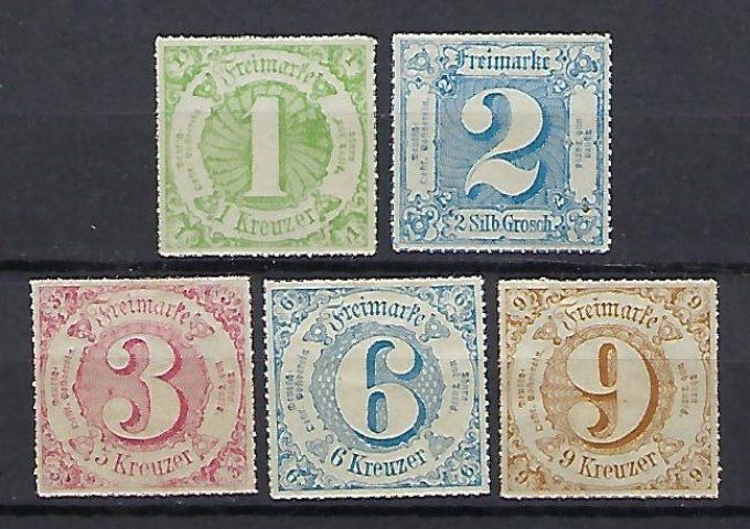 Collections de timbres d'Allemagne Tour et Taxis - Lot 2