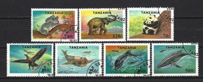 Tanzanie 1994 (130) série complète de 7 timbres oblitérés