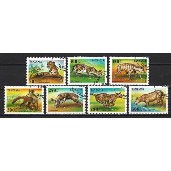 Tanzanie 1996 (131) série complète de 7 timbres oblitérés