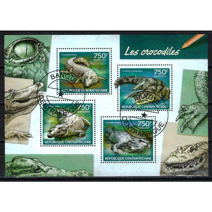 Centrafrique 2014 (162) série complète de 4 timbres oblitérés