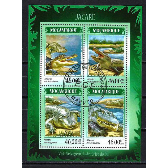 Mozambique 2014 (167) série complète de 4 timbres oblitérés