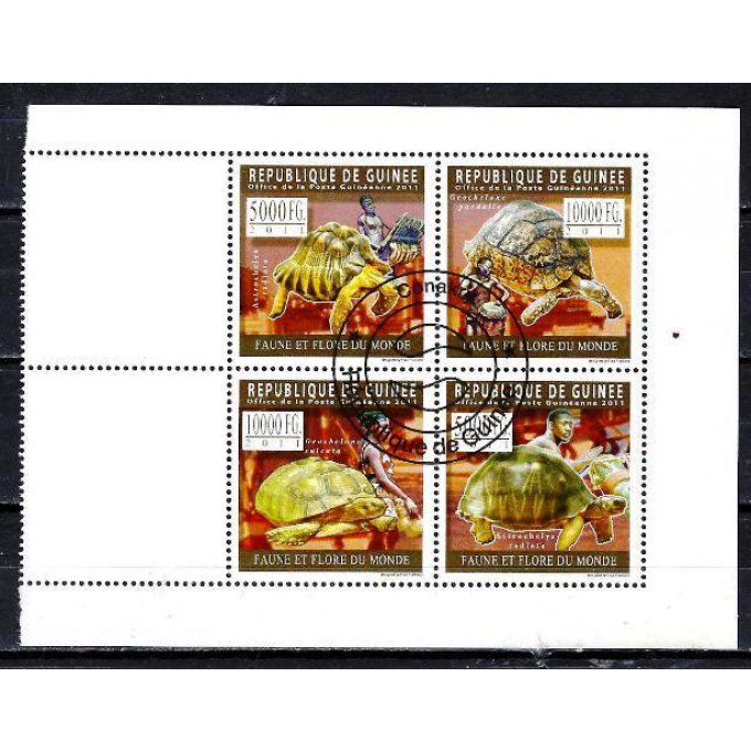 Guinée 2011 (172) série complète de 4 timbres oblitérés