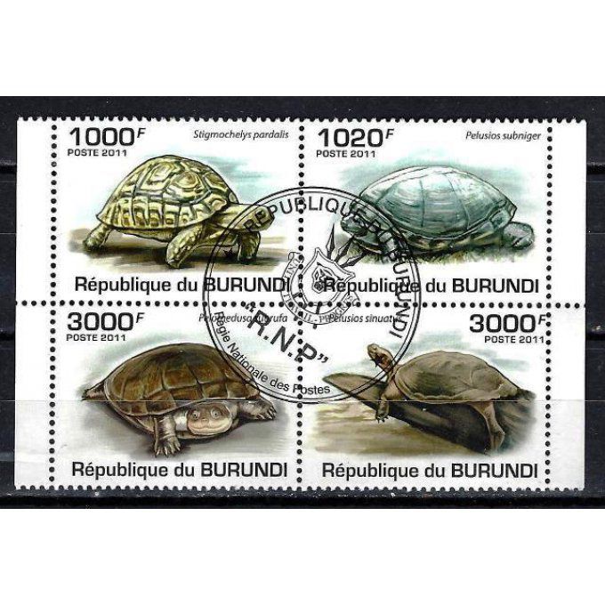 Burundi 2011 (173) série complète de 4 timbres oblitérés