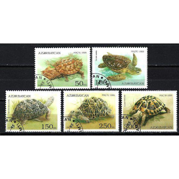 Azerbaidjan 1995 (180) série complète de 5 timbres oblitérés