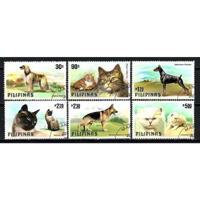 Philippines 1979 (190) série complète de 6 timbres oblitérés