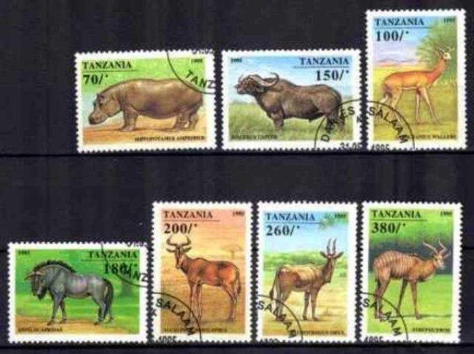 Tanzanie 1995 (1) série complète de 7 timbres oblitérés