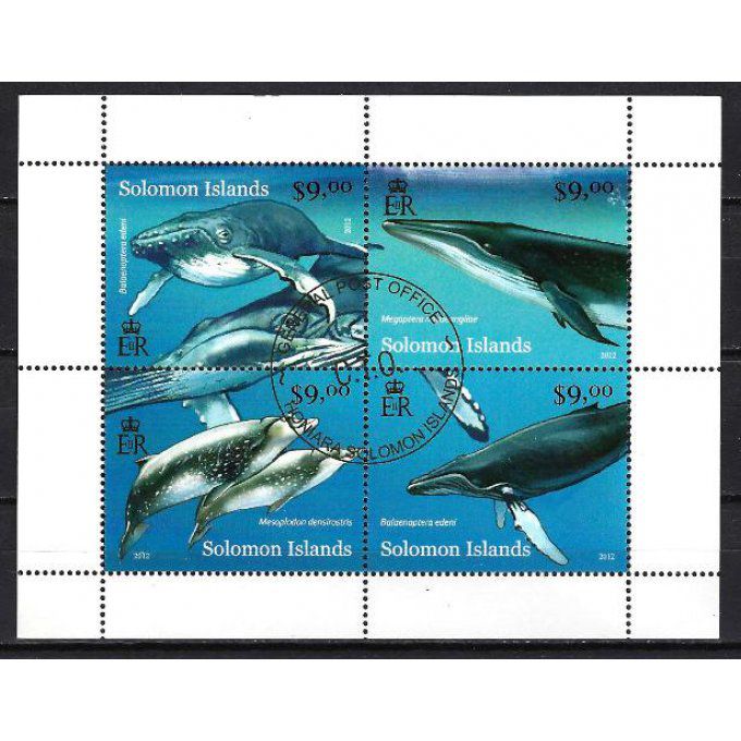 Salomon Islands 2012 (210) série complète de 4 timbres oblitérés